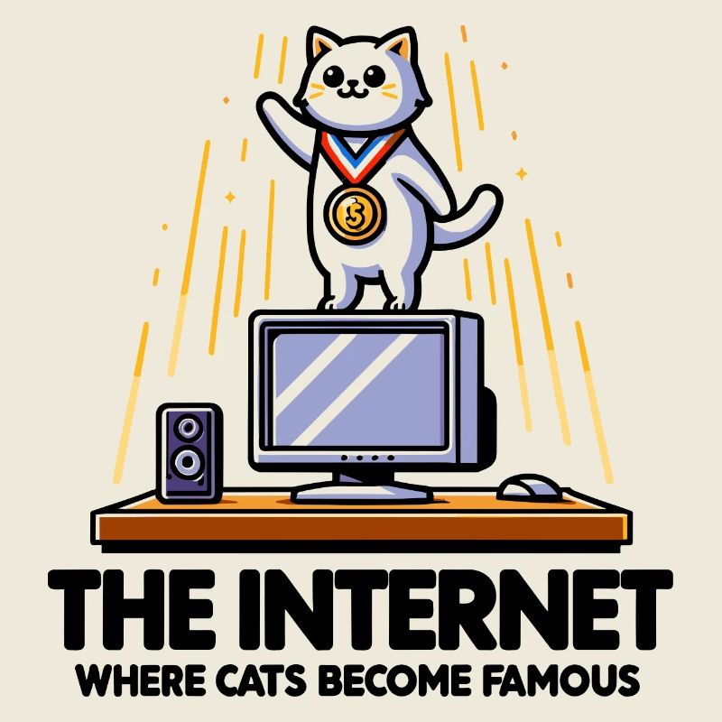 The Internet Where Cats Become Famous