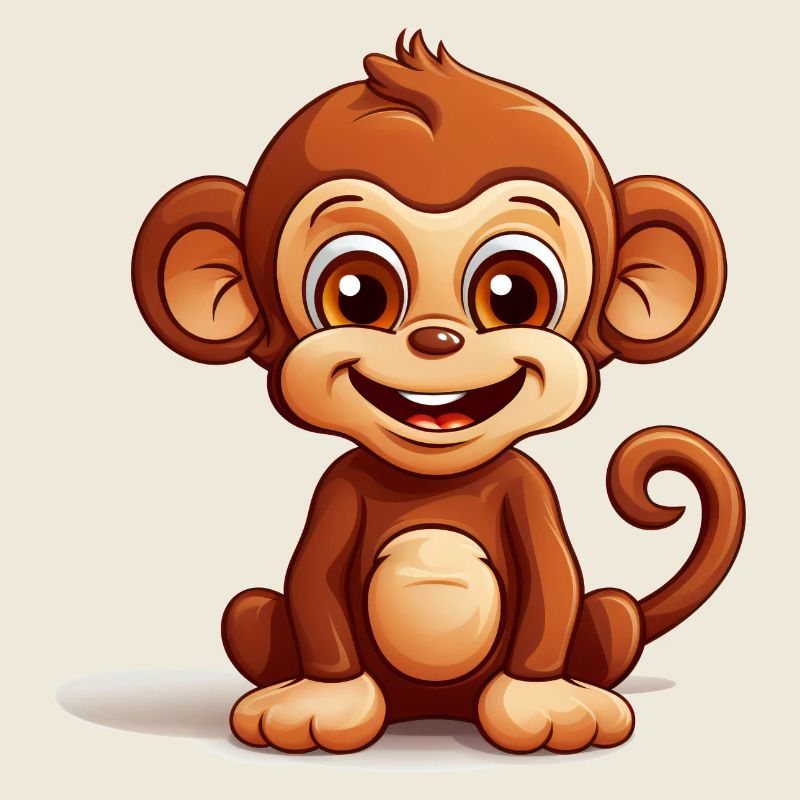 Cute Monkey Logo