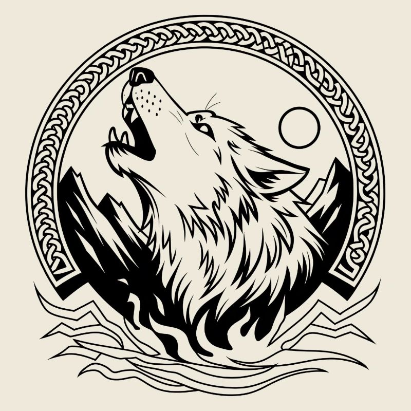 Wikinger-Wolf