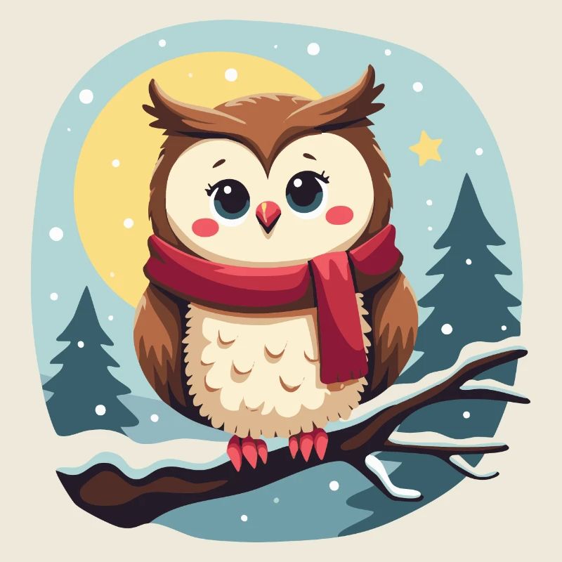Owl in Winter – Mystical and Charming