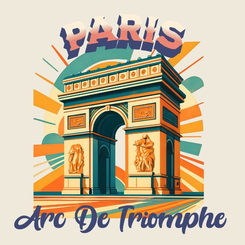 Urban Retro Dreams – ARC DE TRIOMPHE - Paris