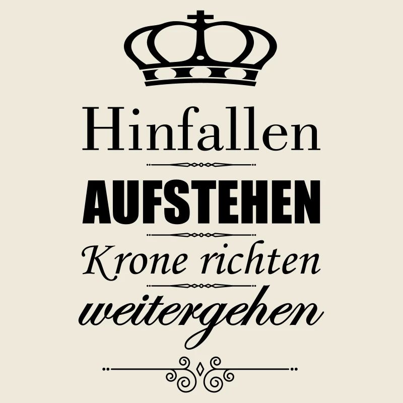hinfallen krone richten