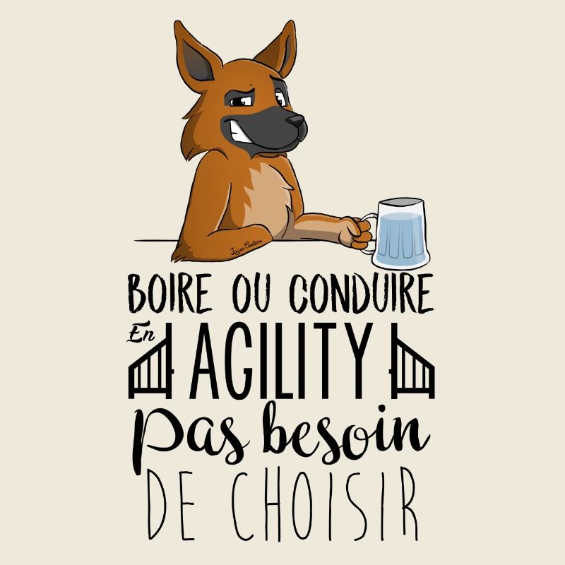 Trinken oder Fahren - Schäferhund