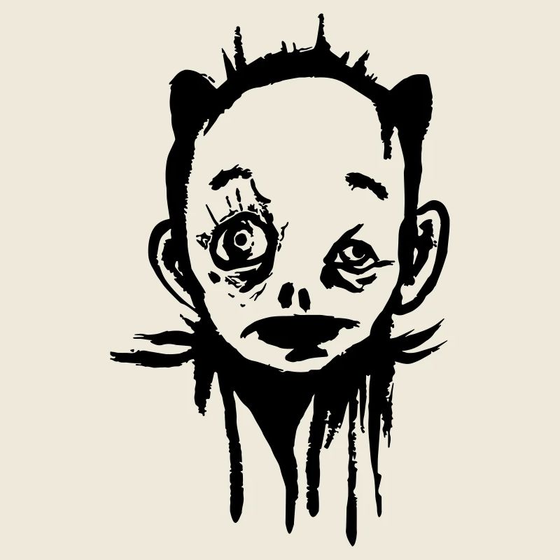 Visage terrifiant - Personnage étrange
