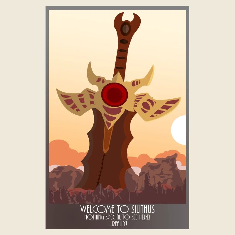 Nothing to see here! - Silithus Travelposter