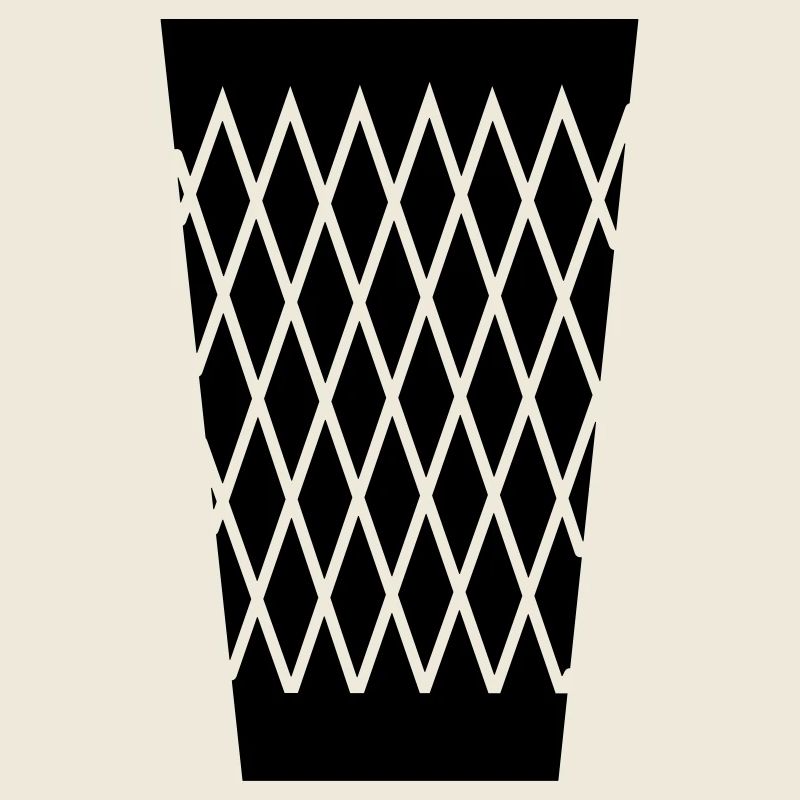 Geripptes - Schoppe Glas