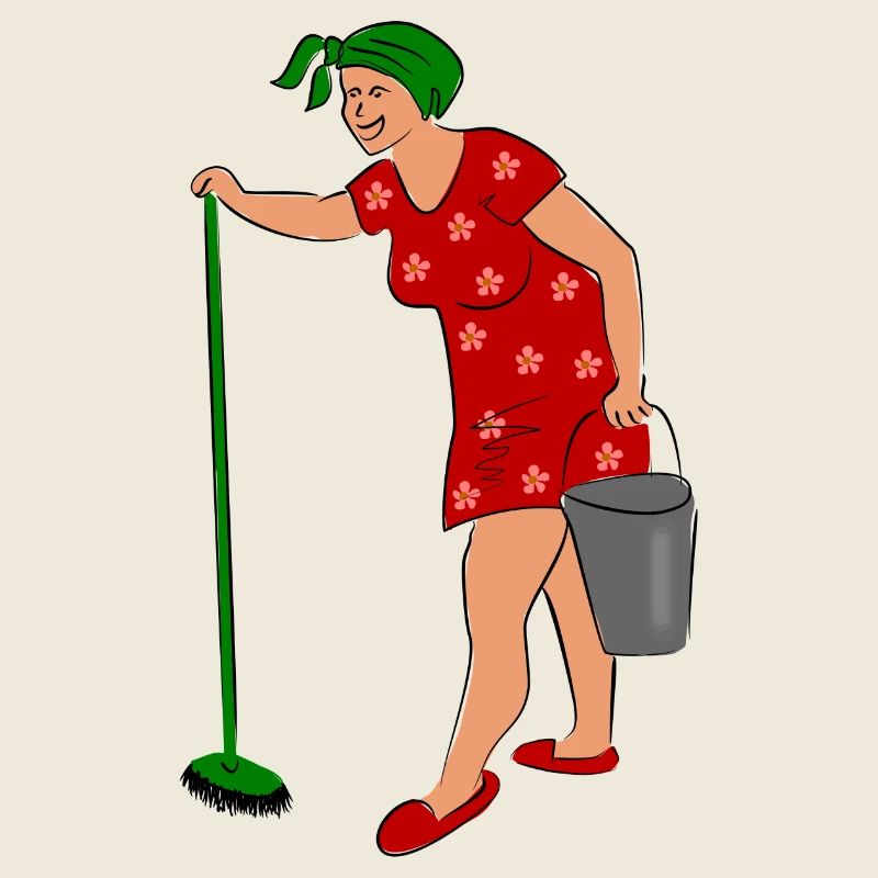 putzfrau arbeit hausfrau