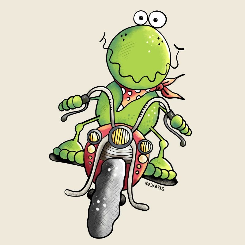 Biker Frosch