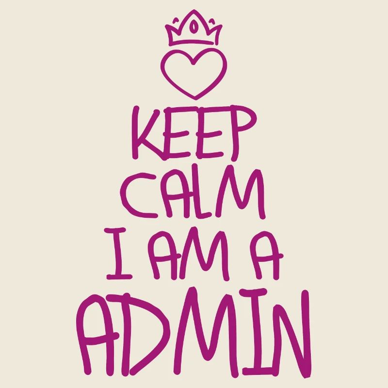 Keep Calm Admin cool admin gift