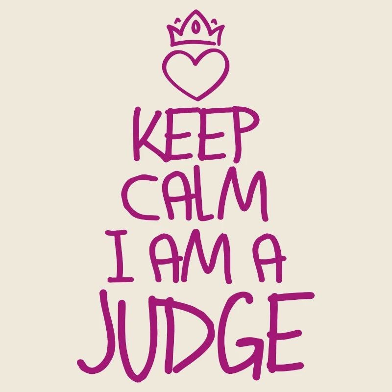 Keep Calm Judge cool Richter Geschenk