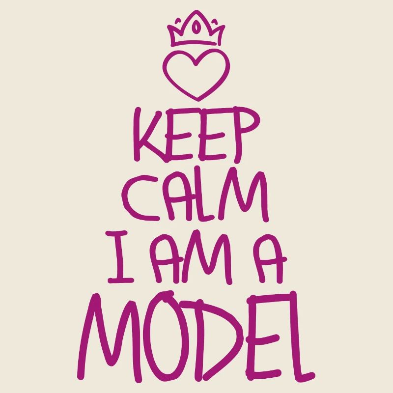 Keep Calm Model cool Model Geschenk