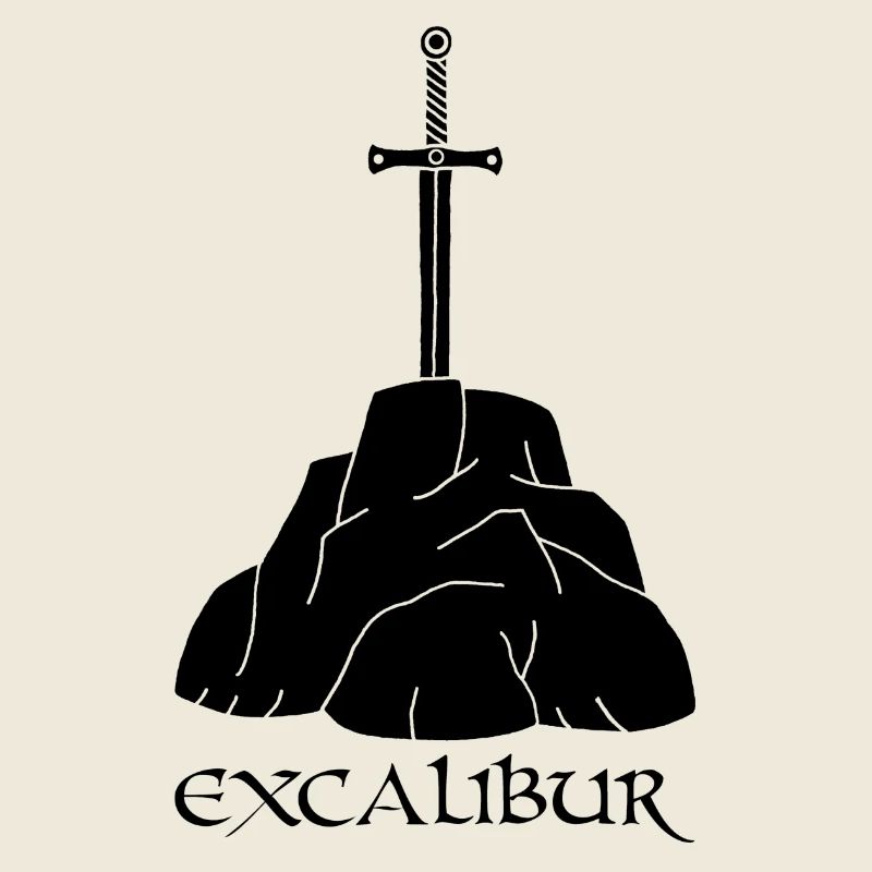The Excalibur Sword (Black)