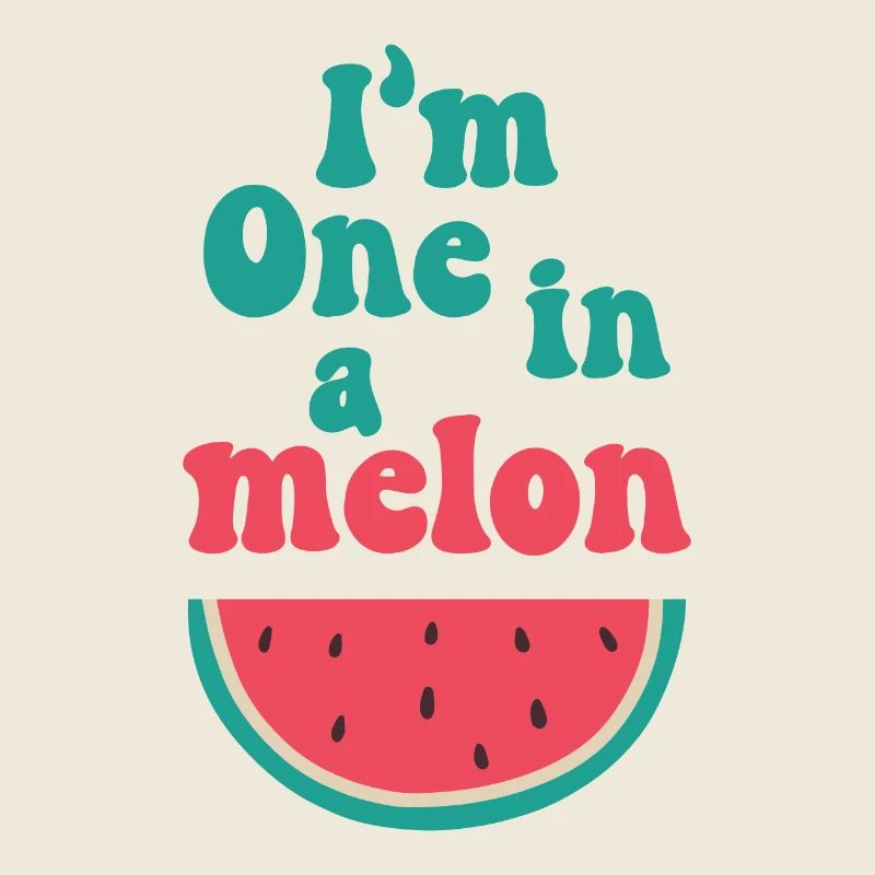 Ich bin eins in einer Melone