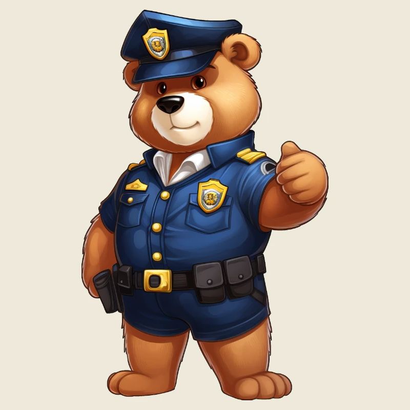 Bärchen Polizei