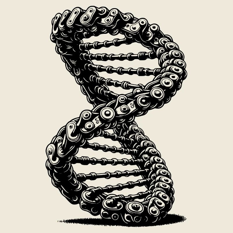 Möbius Loop Chaînes courbes DNA