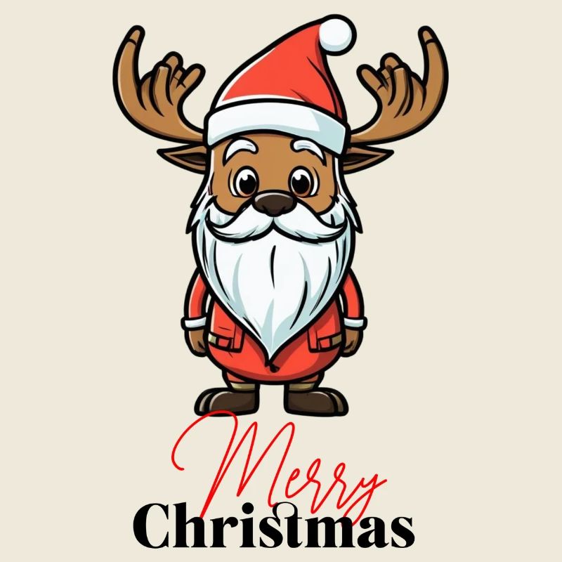 Rentier Weihnachtsmann