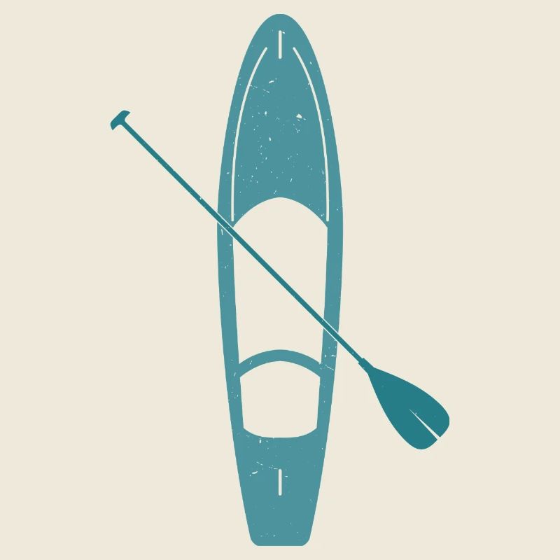 Standup Paddleboard Silhouette
