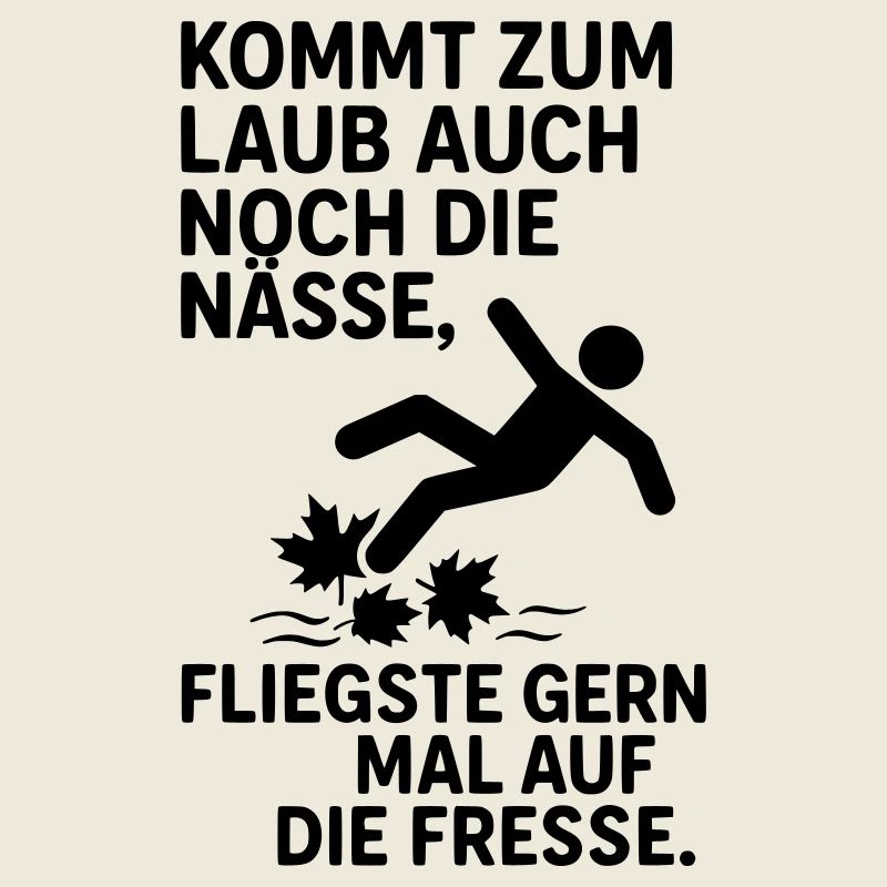laub nässe herbst spruch