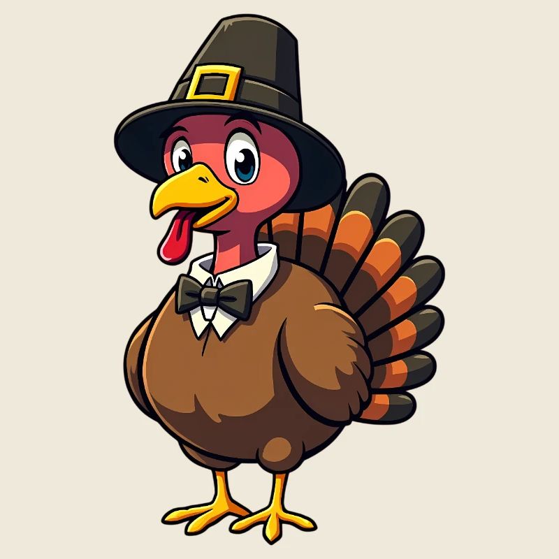 Thanksgiving Drôle Dinde de Thanksgiving