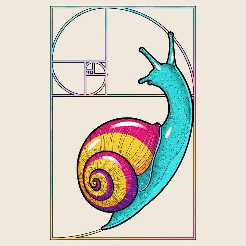 Fibonacci Spiral Snail