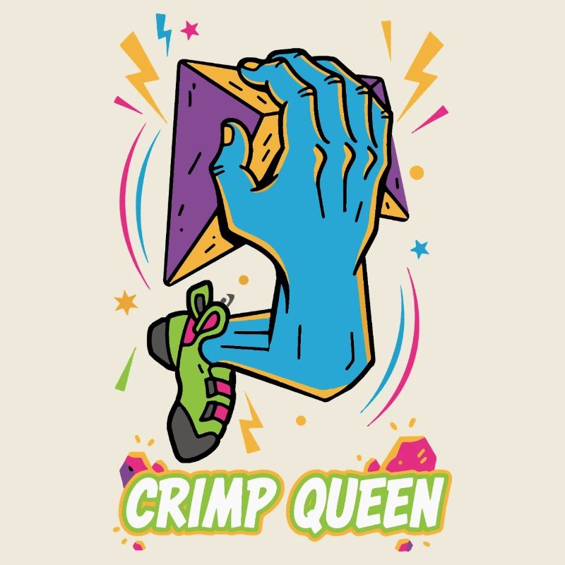 Crimp Queen Kletter-Boulder-Spaß