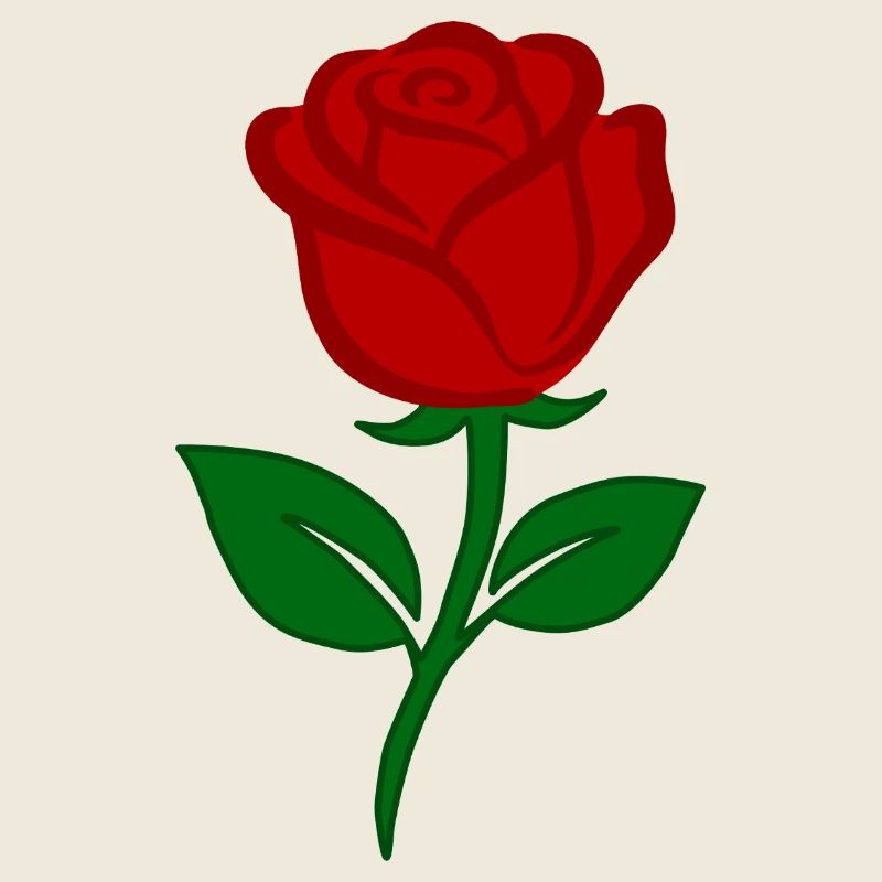 Rose rouge