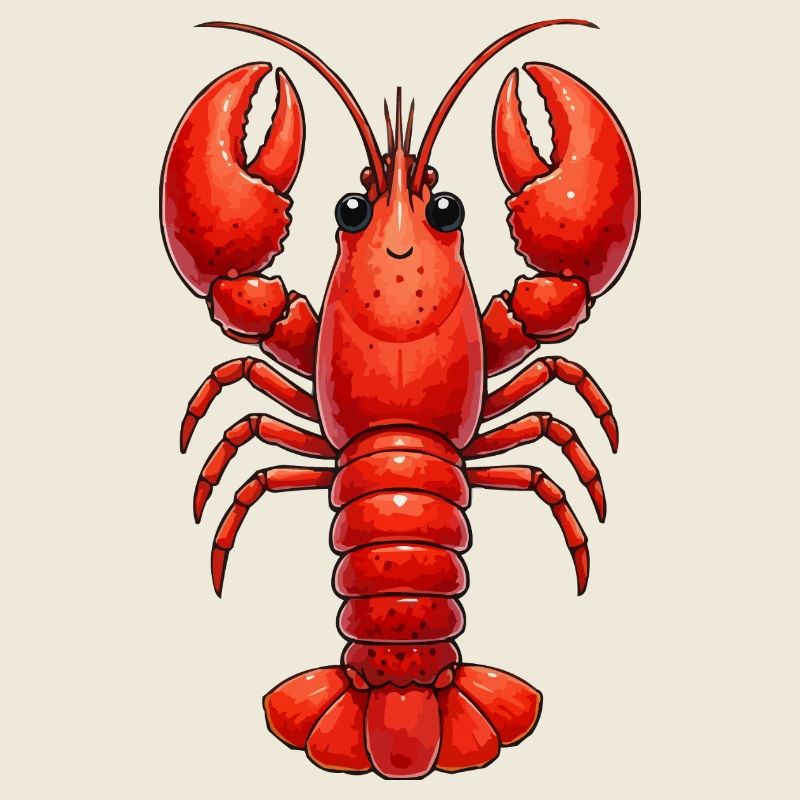 Créature marine homard