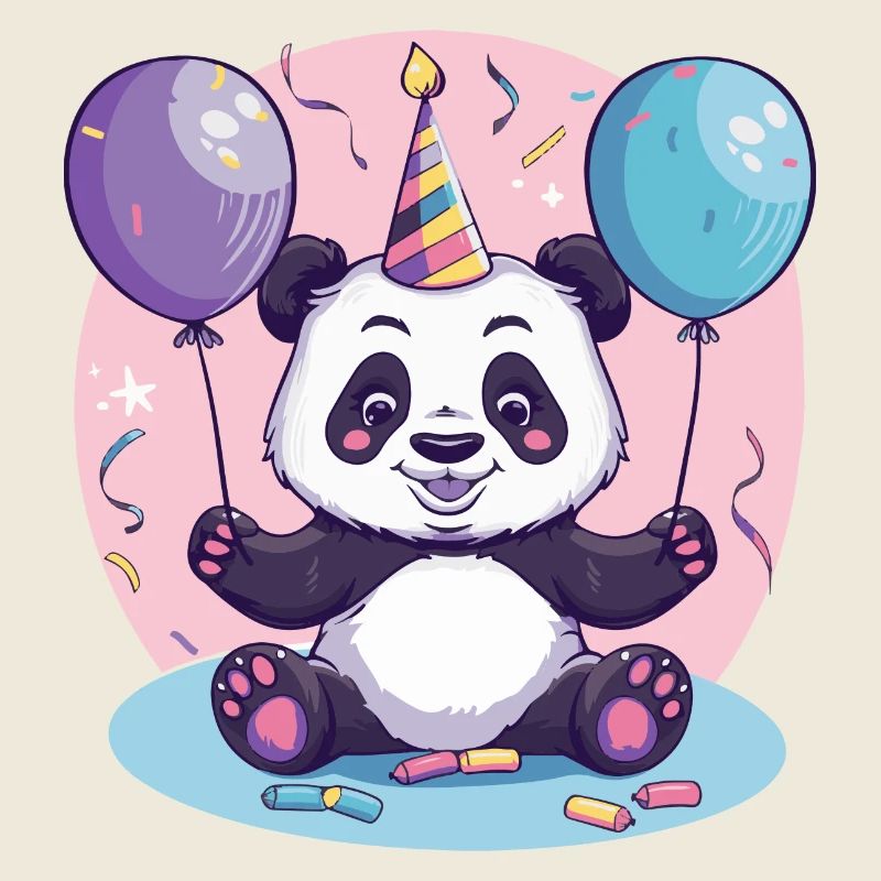 Panda Birthday Comic