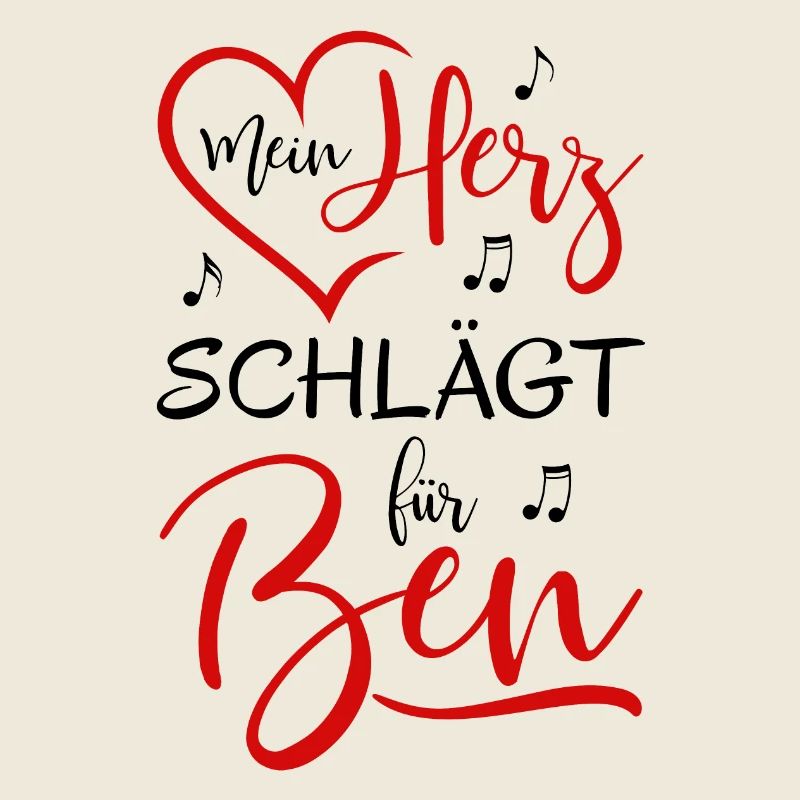 Mon cœur bat rouge pour Ben