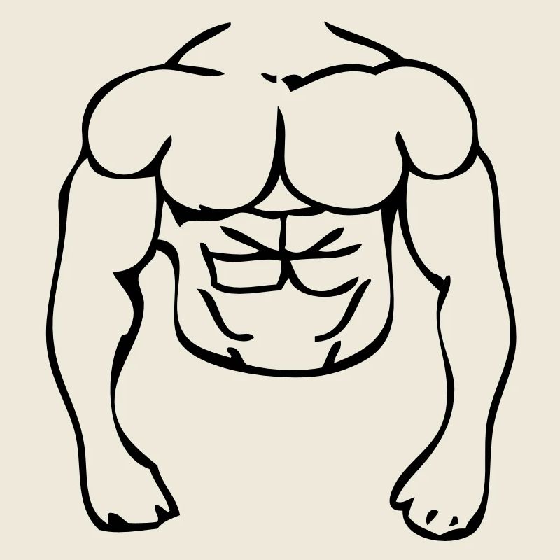 Körper Muskel Athlet bodybuider
