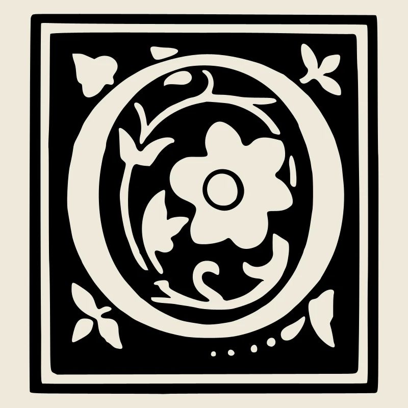 Decorated typography set 2 number 8