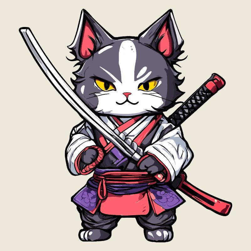 Samurai Cat #20
