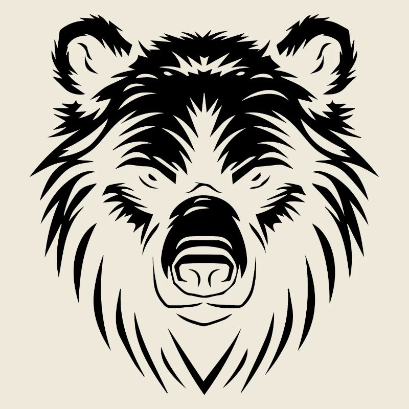 Bear Logo Stylized