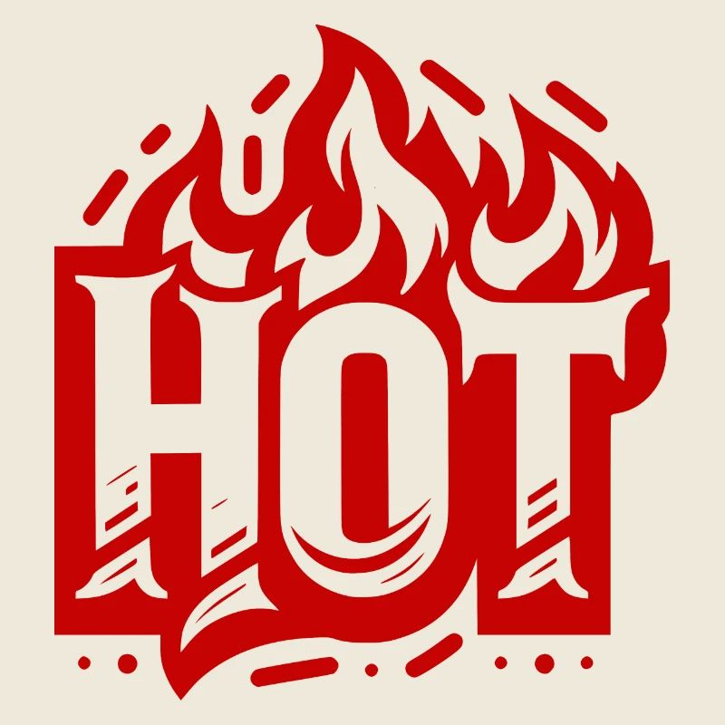 Das Wort "HOT"