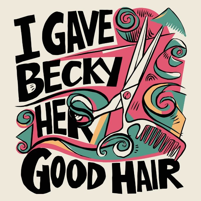 Humour du coiffeur – « J’ai donné à Becky ses beaux cheveux »