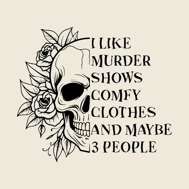 Comfy Crime Lover Skull