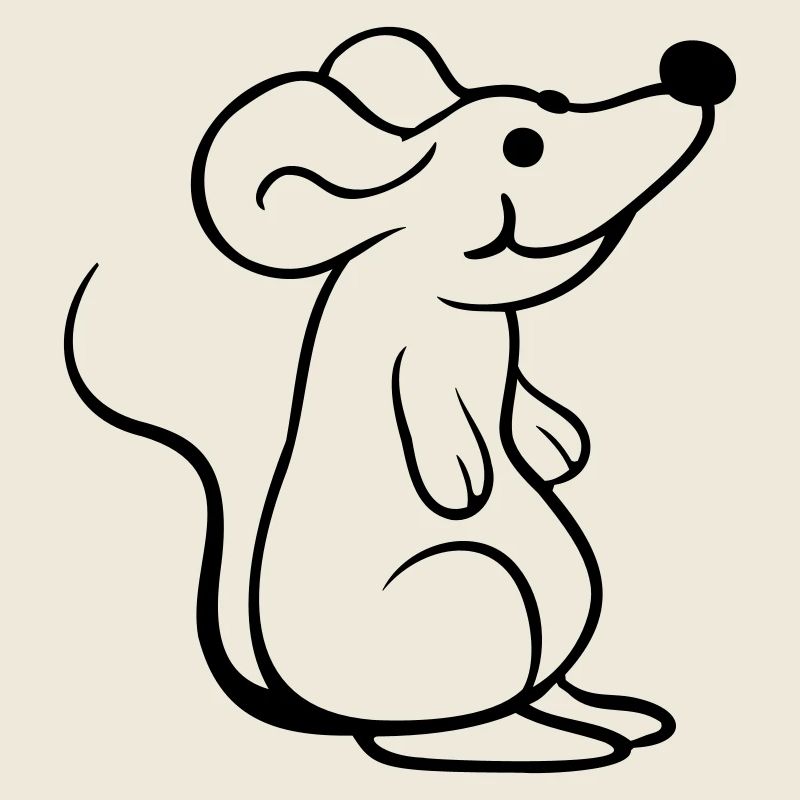 Mouse Mouse Cute Little Rat Rodent Friendly