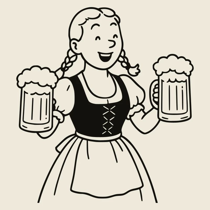 Bier mädchen