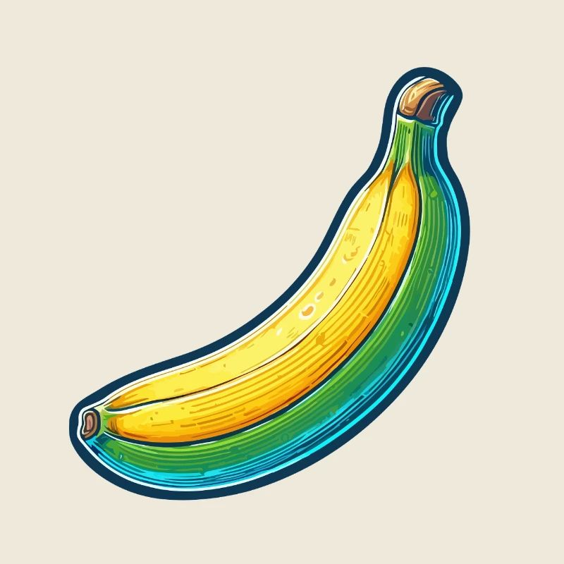 Contrasting Banana