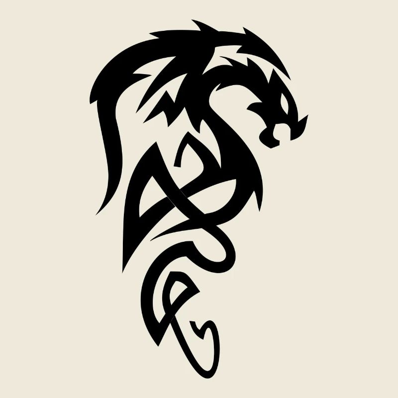 Abstrakter Drachen