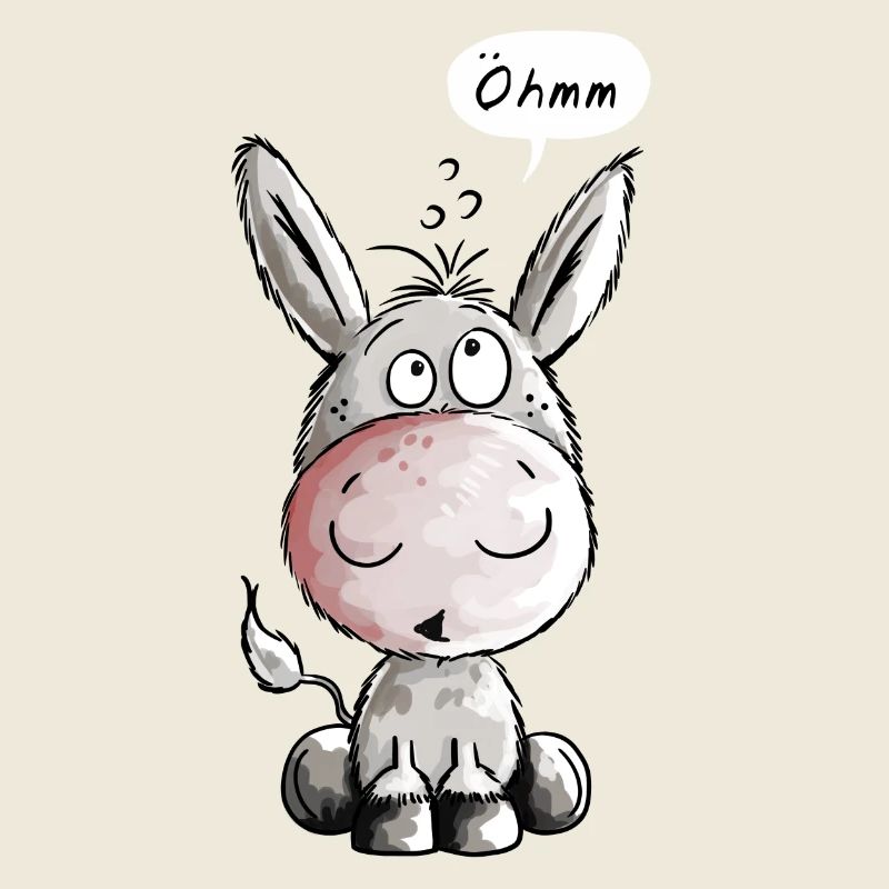 Öhmmm Esel - Eselchen - Comic - Tiere