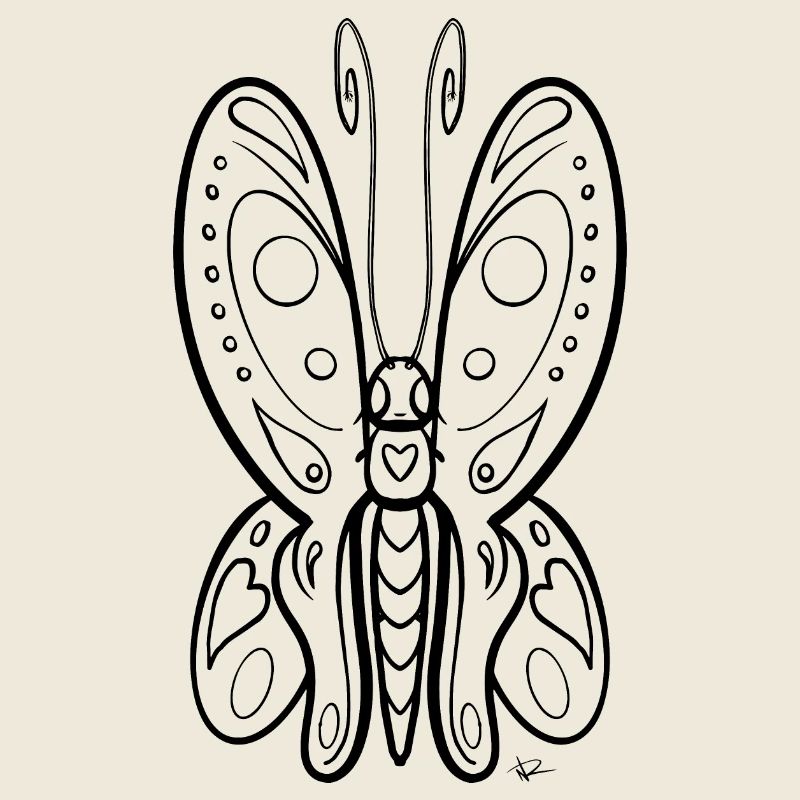 Image de peinture papillon