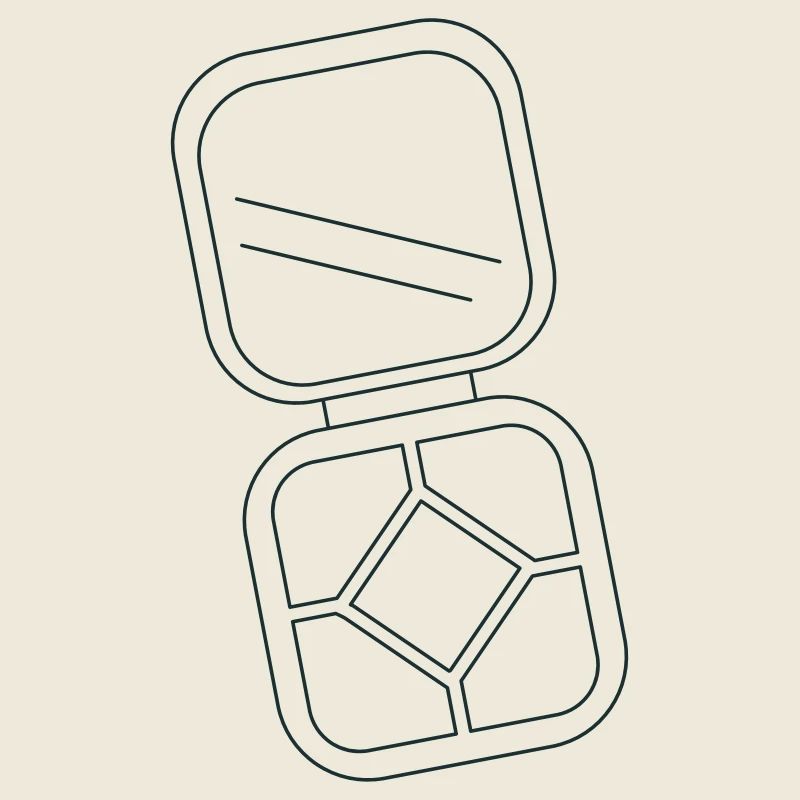 Lidschatten-Palette