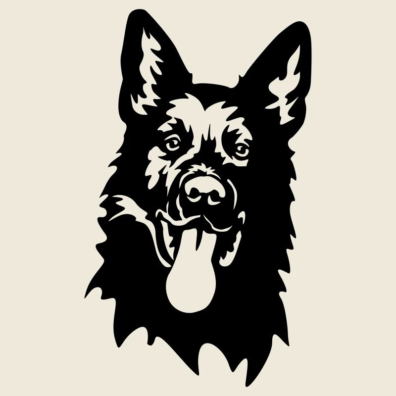 Deutscher Schäferhund Kopf