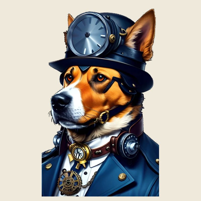 Steampunk Buddy Hund