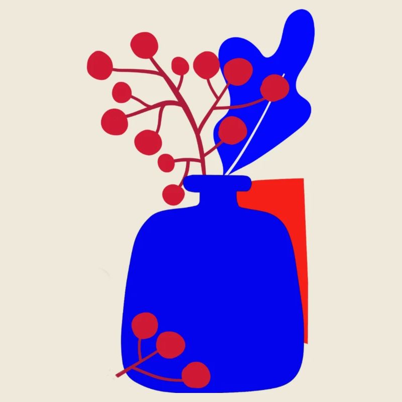 Illustration de Noël moderne