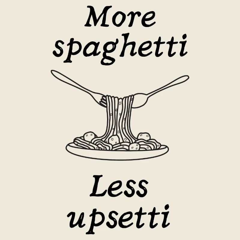 Mehr Spaghetti weniger Upsetti