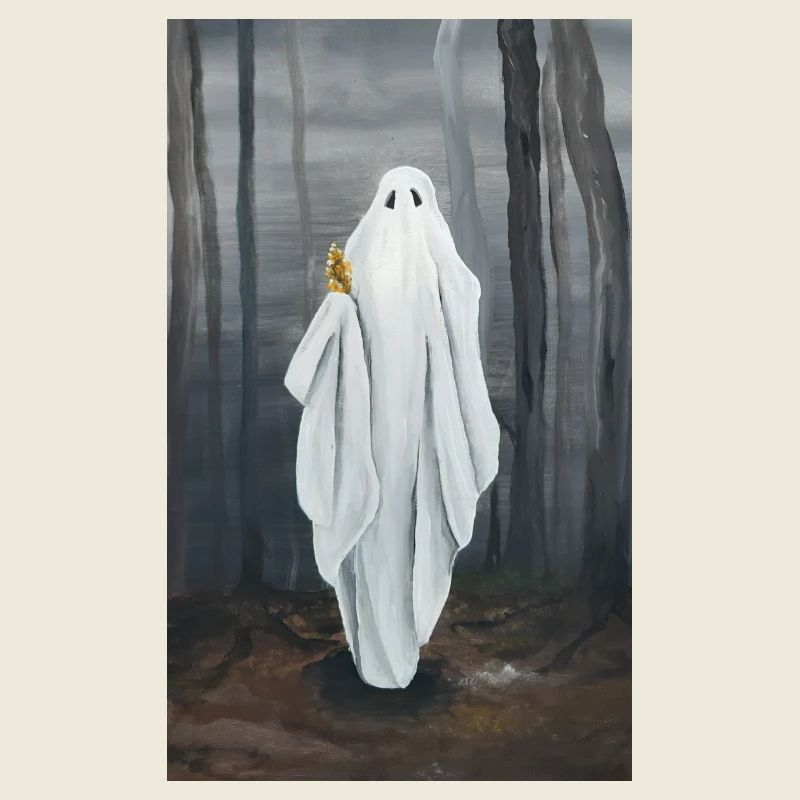 Gespenst mit Blümchen