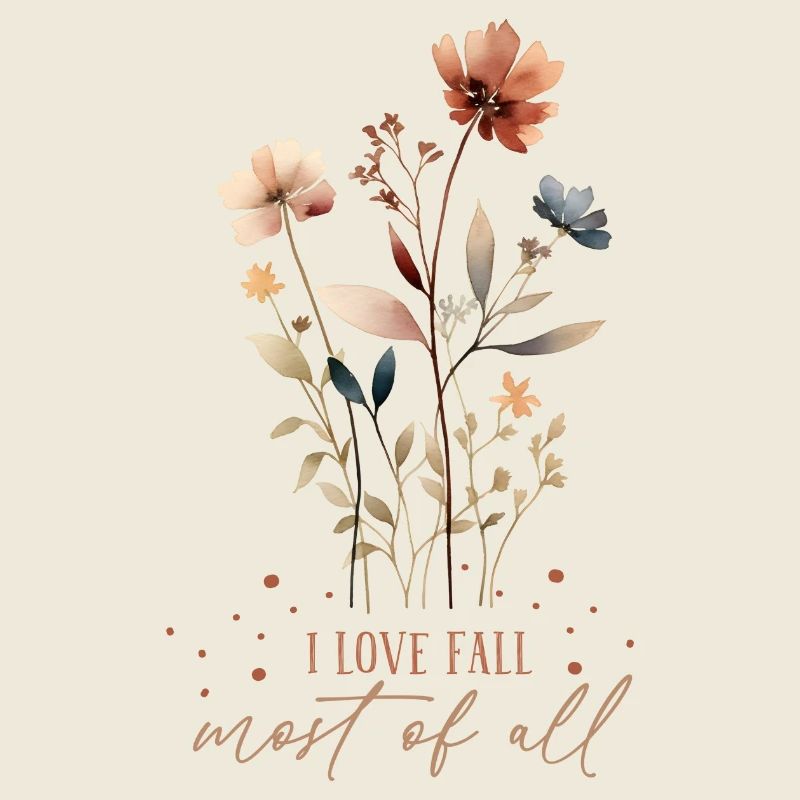 J’aime l’Automne -Bouquet de Fleurs d’Automne