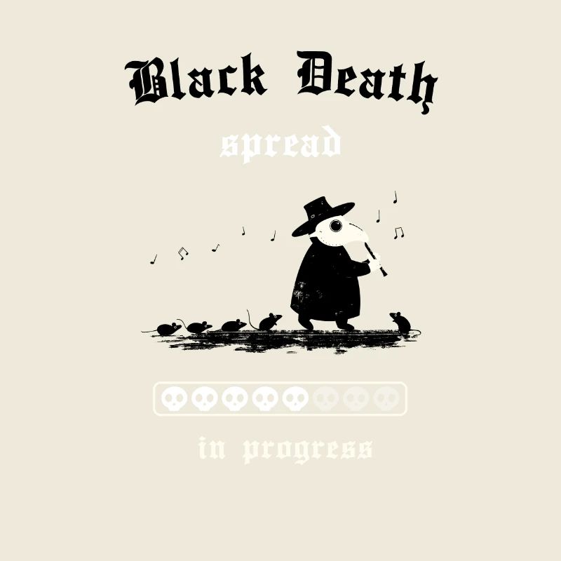 Black Death - spread in progress